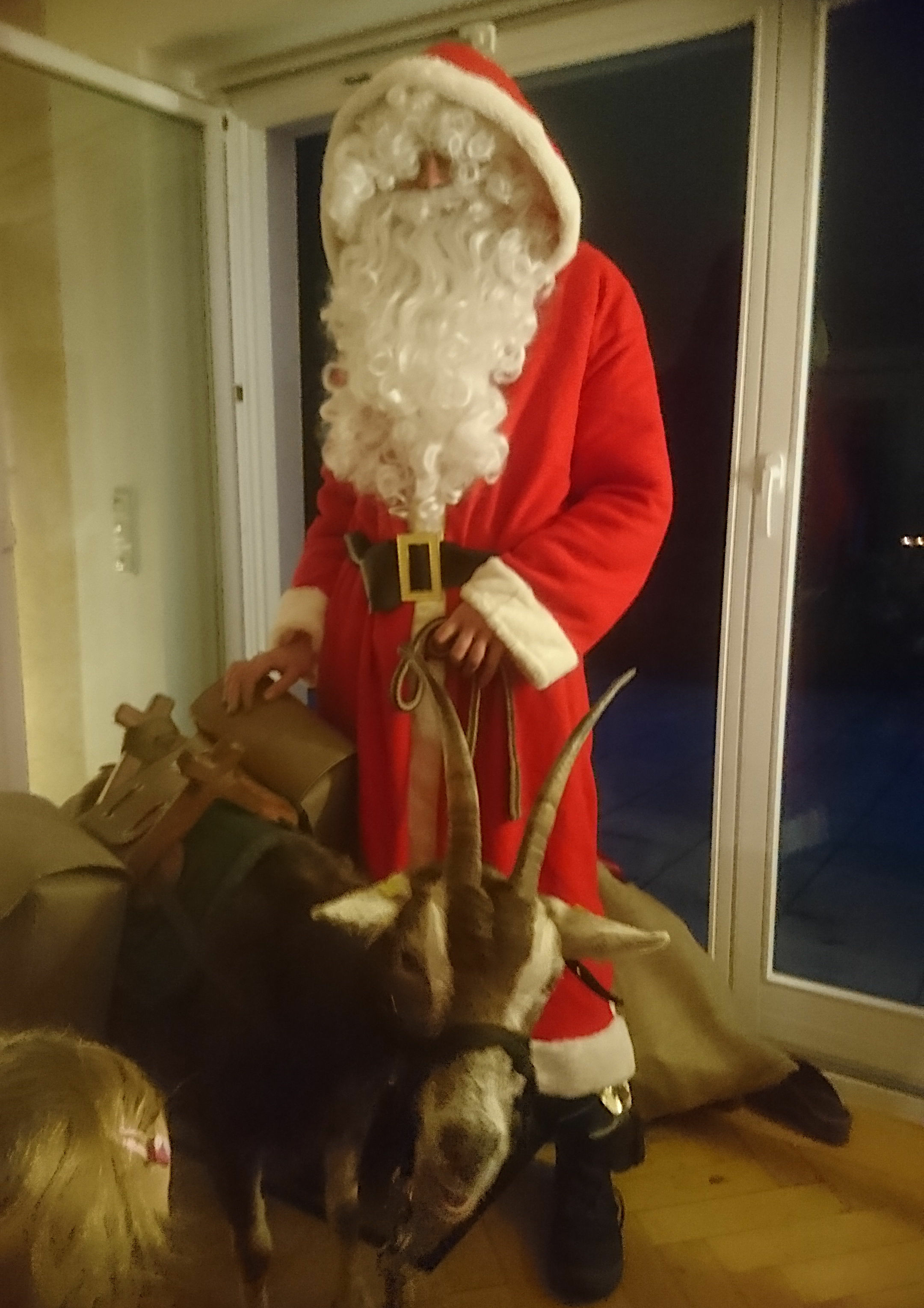 Weihnachtsmann zu Heiligabend